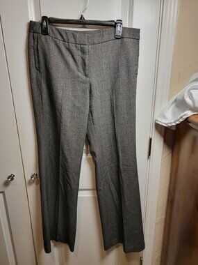 Worthington Women's Size 10 Gray Modern Fit Bootcut Dress Pants Career Trousers